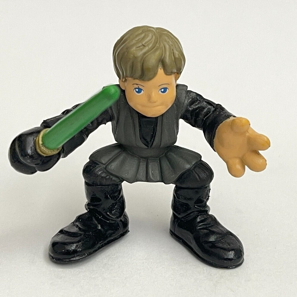 Hasbro LFL Star Wars Galactic Heroes Luke Skywalker 2004 Figure 1 7/8" Tall
